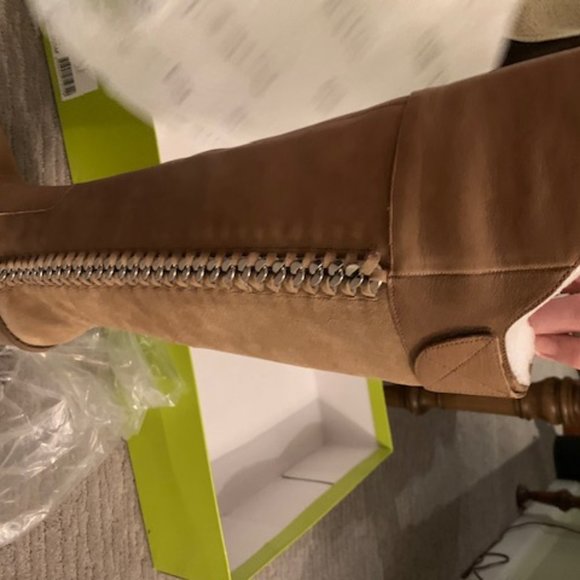 Size 5.5 Gianni Bini Leather Boots NIB - Picture 6 of 8